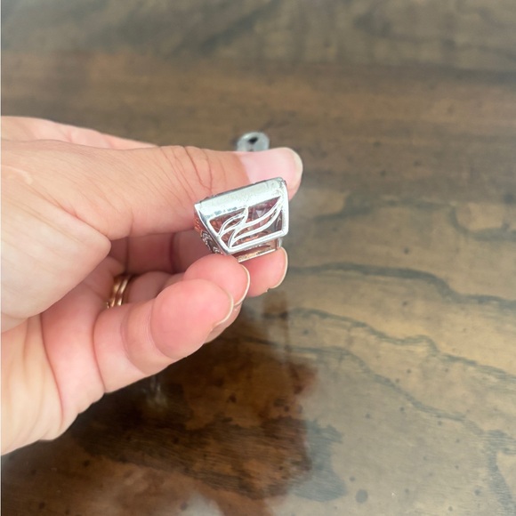 Elegant Orange Gemstone Pendant - Picture 9 of 13